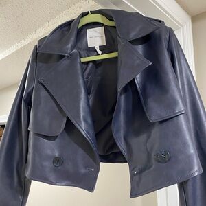 Aced Les Filles faux leather jacket